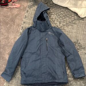 Columbia Navy Hooded Jacket